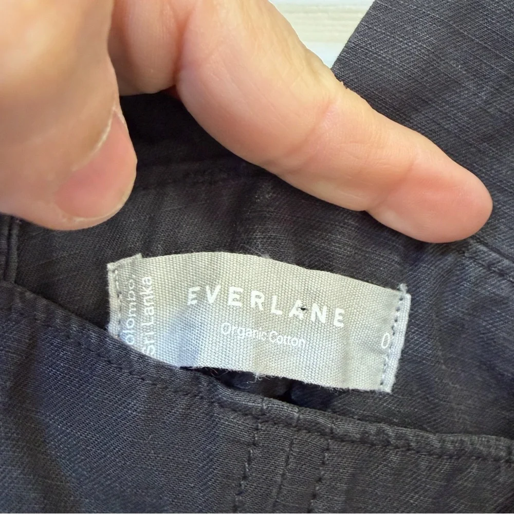 Everlane Black The Fatigue Apron Jumpsuit 0